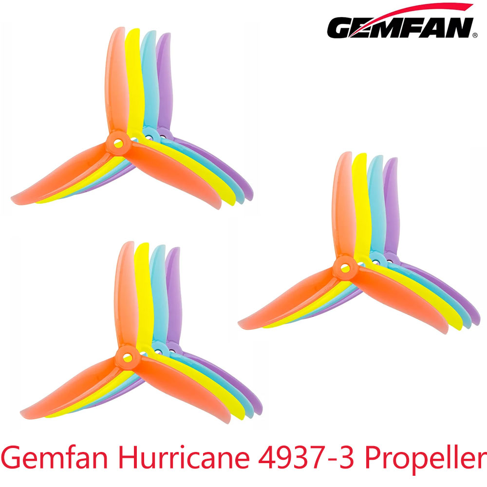4 คู่ 8 ชิ้น ใบพัด 3 แฉก Hurri - Fpv Drone Propeller บทวิจารณ์และราคา